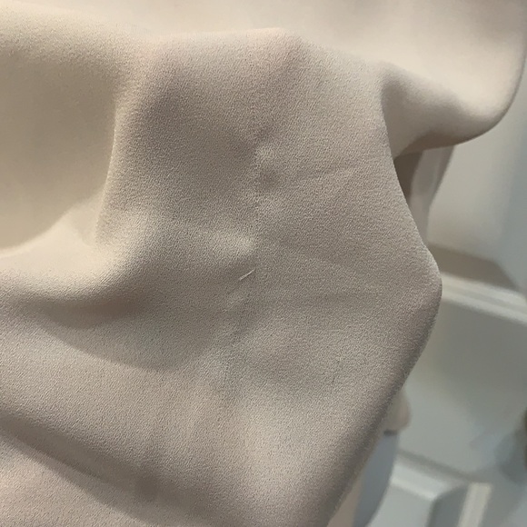 Chelsea tan wrap sleeveless shirt size S - Picture 7 of 8